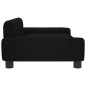 vidaXL Kindersofa Schwarz 90x53x30 cm Stoff vidaXL Kindersofa Schwarz 90x53x30 cm Stoff
