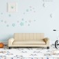 vidaXL Kindersofa Creme 90x53x30 cm Stoff vidaXL Kindersofa Creme 90x53x30 cm Stoff