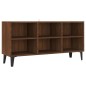 vidaXL TV-Schrank mit Metallbeinen Braun Eichenoptik 103,5x30x50 cm vidaXL TV-Schrank mit Metallbeinen Braun Eichenoptik 103,5x30x50 cm