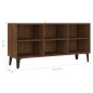 vidaXL TV-Schrank mit Metallbeinen Braun Eichenoptik 103,5x30x50 cm vidaXL TV-Schrank mit Metallbeinen Braun Eichenoptik 103,5x30x50 cm