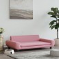 vidaXL Hundebett Rosa 100x54x33 cm Samt vidaXL Hundebett Rosa 100x54x33 cm Samt