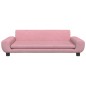 vidaXL Hundebett Rosa 100x54x33 cm Samt vidaXL Hundebett Rosa 100x54x33 cm Samt