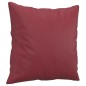 vidaXL 2-Sitzer-Sofa mit Zierkissen Weinrot 120 cm Kunstleder vidaXL 2-Sitzer-Sofa mit Zierkissen Weinrot 120 cm Kunstleder
