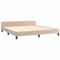 vidaXL Bettgestell mit Kopfteil Cappuccino-Braun 160x200 cm Kunstleder vidaXL Bettgestell mit Kopfteil Cappuccino-Braun 160x200 cm Kunstleder