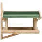 vidaXL Vogelfutterhaus Massivholz 35x29,5x21 cm vidaXL Vogelfutterhaus Massivholz 35x29,5x21 cm