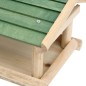 vidaXL Vogelfutterhaus Massivholz 35x29,5x21 cm vidaXL Vogelfutterhaus Massivholz 35x29,5x21 cm