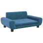 vidaXL Kindersofa Blau 70x45x33 cm Samt vidaXL Kindersofa Blau 70x45x33 cm Samt