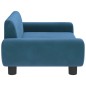 vidaXL Kindersofa Blau 70x45x33 cm Samt vidaXL Kindersofa Blau 70x45x33 cm Samt