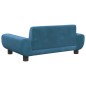 vidaXL Kindersofa Blau 70x45x33 cm Samt vidaXL Kindersofa Blau 70x45x33 cm Samt