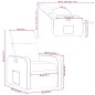 vidaXL Relaxsessel Weinrot Stoff vidaXL Relaxsessel Weinrot Stoff