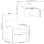 vidaXL Relaxsessel Cappuccino-Braun Kunstleder vidaXL Relaxsessel Cappuccino-Braun Kunstleder