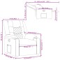 vidaXL Relaxsessel Dunkelgrau Stoff vidaXL Relaxsessel Dunkelgrau Stoff
