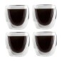 HI Espressotassen 4 Stk. Doppelwandig 80 ml Transparent HI Espressotassen 4 Stk. Doppelwandig 80 ml Transparent