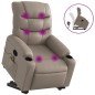 vidaXL Massagesessel mit Aufstehhilfe Cappuccino-Braun Kunstleder vidaXL Massagesessel mit Aufstehhilfe Cappuccino-Braun Kunstleder