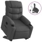 vidaXL Relaxsessel mit Aufstehhilfe Dunkelgrau Stoff vidaXL Relaxsessel mit Aufstehhilfe Dunkelgrau Stoff