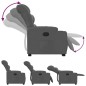 vidaXL Relaxsessel mit Aufstehhilfe Dunkelgrau Stoff vidaXL Relaxsessel mit Aufstehhilfe Dunkelgrau Stoff
