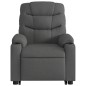 vidaXL Relaxsessel mit Aufstehhilfe Dunkelgrau Stoff vidaXL Relaxsessel mit Aufstehhilfe Dunkelgrau Stoff