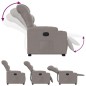 vidaXL Relaxsessel mit Aufstehhilfe Taupe Stoff vidaXL Relaxsessel mit Aufstehhilfe Taupe Stoff
