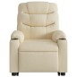 vidaXL Relaxsessel mit Aufstehhilfe Elektrisch Creme Stoff vidaXL Relaxsessel mit Aufstehhilfe Elektrisch Creme Stoff