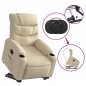 vidaXL Relaxsessel mit Aufstehhilfe Elektrisch Creme Stoff vidaXL Relaxsessel mit Aufstehhilfe Elektrisch Creme Stoff