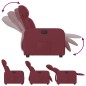 vidaXL Relaxsessel Elektrisch Weinrot Stoff vidaXL Relaxsessel Elektrisch Weinrot Stoff
