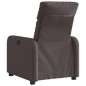 vidaXL Relaxsessel Elektrisch Dunkelbraun Stoff vidaXL Relaxsessel Elektrisch Dunkelbraun Stoff