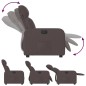 vidaXL Relaxsessel Elektrisch Dunkelbraun Stoff vidaXL Relaxsessel Elektrisch Dunkelbraun Stoff