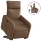 vidaXL Relaxsessel mit Aufstehhilfe Braun Stoff vidaXL Relaxsessel mit Aufstehhilfe Braun Stoff