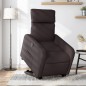 vidaXL Relaxsessel mit Aufstehhilfe Elektrisch Dunkelbraun Stoff vidaXL Relaxsessel mit Aufstehhilfe Elektrisch Dunkelbraun Stoff