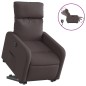 vidaXL Relaxsessel mit Aufstehhilfe Elektrisch Dunkelbraun Stoff vidaXL Relaxsessel mit Aufstehhilfe Elektrisch Dunkelbraun Stoff