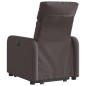 vidaXL Relaxsessel mit Aufstehhilfe Elektrisch Dunkelbraun Stoff vidaXL Relaxsessel mit Aufstehhilfe Elektrisch Dunkelbraun Stoff