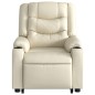 vidaXL Massagesessel mit Aufstehhilfe Creme Kunstleder vidaXL Massagesessel mit Aufstehhilfe Creme Kunstleder