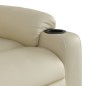 vidaXL Massagesessel mit Aufstehhilfe Creme Kunstleder vidaXL Massagesessel mit Aufstehhilfe Creme Kunstleder