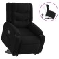 vidaXL Relaxsessel mit Aufstehhilfe Schwarz Stoff vidaXL Relaxsessel mit Aufstehhilfe Schwarz Stoff