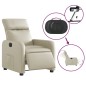vidaXL Relaxsessel Elektrisch Creme Kunstleder vidaXL Relaxsessel Elektrisch Creme Kunstleder