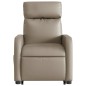vidaXL Relaxsessel mit Aufstehhilfe Cappuccino-Braun Kunstleder vidaXL Relaxsessel mit Aufstehhilfe Cappuccino-Braun Kunstleder