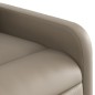 vidaXL Relaxsessel mit Aufstehhilfe Cappuccino-Braun Kunstleder vidaXL Relaxsessel mit Aufstehhilfe Cappuccino-Braun Kunstleder