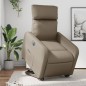 vidaXL Relaxsessel mit Aufstehhilfe Elektrisch Cappuccino Kunstleder vidaXL Relaxsessel mit Aufstehhilfe Elektrisch Cappuccino Kunstleder