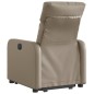 vidaXL Relaxsessel mit Aufstehhilfe Elektrisch Cappuccino Kunstleder vidaXL Relaxsessel mit Aufstehhilfe Elektrisch Cappuccino Kunstleder