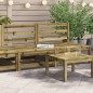 vidaXL Gartensofas ohne Armlehnen 2 Stk. 70x70x67 cm Kiefernholz vidaXL Gartensofas ohne Armlehnen 2 Stk. 70x70x67 cm Kiefernholz