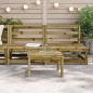 vidaXL Gartensofas ohne Armlehnen 2 Stk. 70x70x67 cm Kiefernholz vidaXL Gartensofas ohne Armlehnen 2 Stk. 70x70x67 cm Kiefernholz