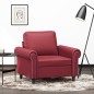 vidaXL Sessel Weinrot 60 cm Kunstleder vidaXL Sessel Weinrot 60 cm Kunstleder