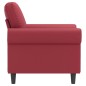 vidaXL Sessel Weinrot 60 cm Kunstleder vidaXL Sessel Weinrot 60 cm Kunstleder