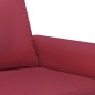 vidaXL Sessel Weinrot 60 cm Kunstleder vidaXL Sessel Weinrot 60 cm Kunstleder