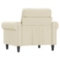 vidaXL Sessel Creme 60 cm Kunstleder vidaXL Sessel Creme 60 cm Kunstleder