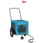 vidaXL Fahrradanhänger Hunde Blau und Schwarz Oxford-Gewebe & Eisen vidaXL Fahrradanhänger Hunde Blau und Schwarz Oxford-Gewebe & Eisen