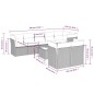 vidaXL 9-tlg. Garten-Sofagarnitur mit Kissen Beige Poly Rattan vidaXL 9-tlg. Garten-Sofagarnitur mit Kissen Beige Poly Rattan