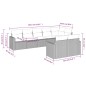 vidaXL 8-tlg. Garten-Sofagarnitur mit Kissen Schwarz Poly Rattan vidaXL 8-tlg. Garten-Sofagarnitur mit Kissen Schwarz Poly Rattan