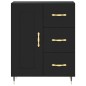 Highboard Schwarz 69,5x34x180 cm Holzwerkstoff Highboard Schwarz 69,5x34x180 cm Holzwerkstoff
