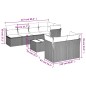 vidaXL 8-tlg. Garten-Sofagarnitur mit Kissen Schwarz Poly Rattan vidaXL 8-tlg. Garten-Sofagarnitur mit Kissen Schwarz Poly Rattan